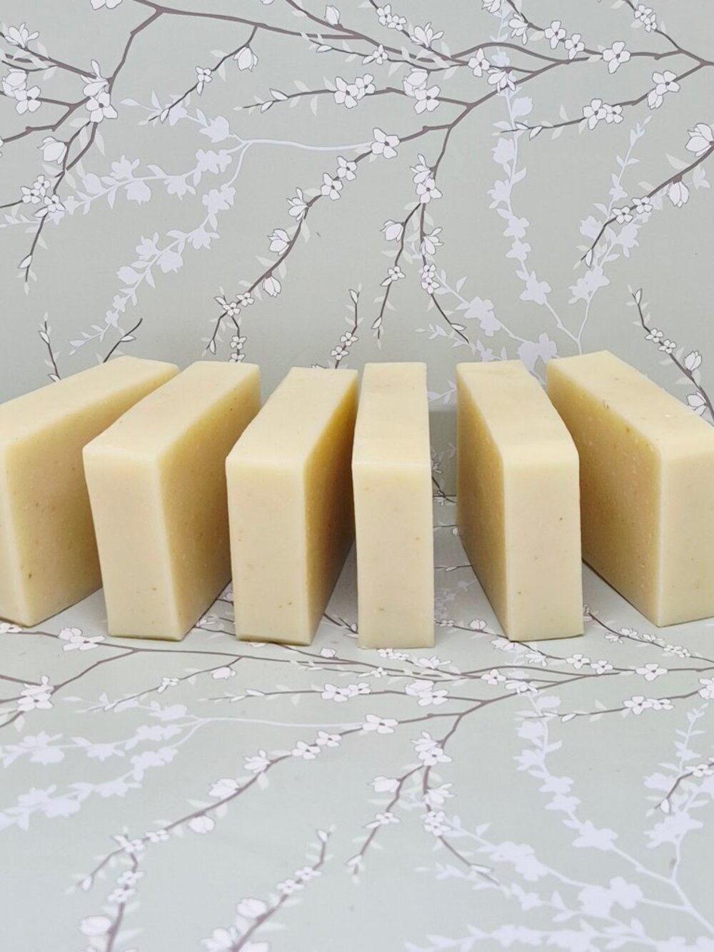 6 Handmade Unscented Tallow & Oats Soap Bars | Sensitive Skin 4-5oz each